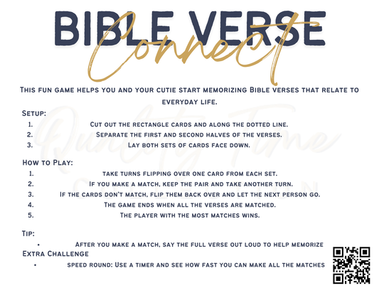 Bible Verse Connect Game – A Fun Way to Learn and Live God's Word (Digital Download)