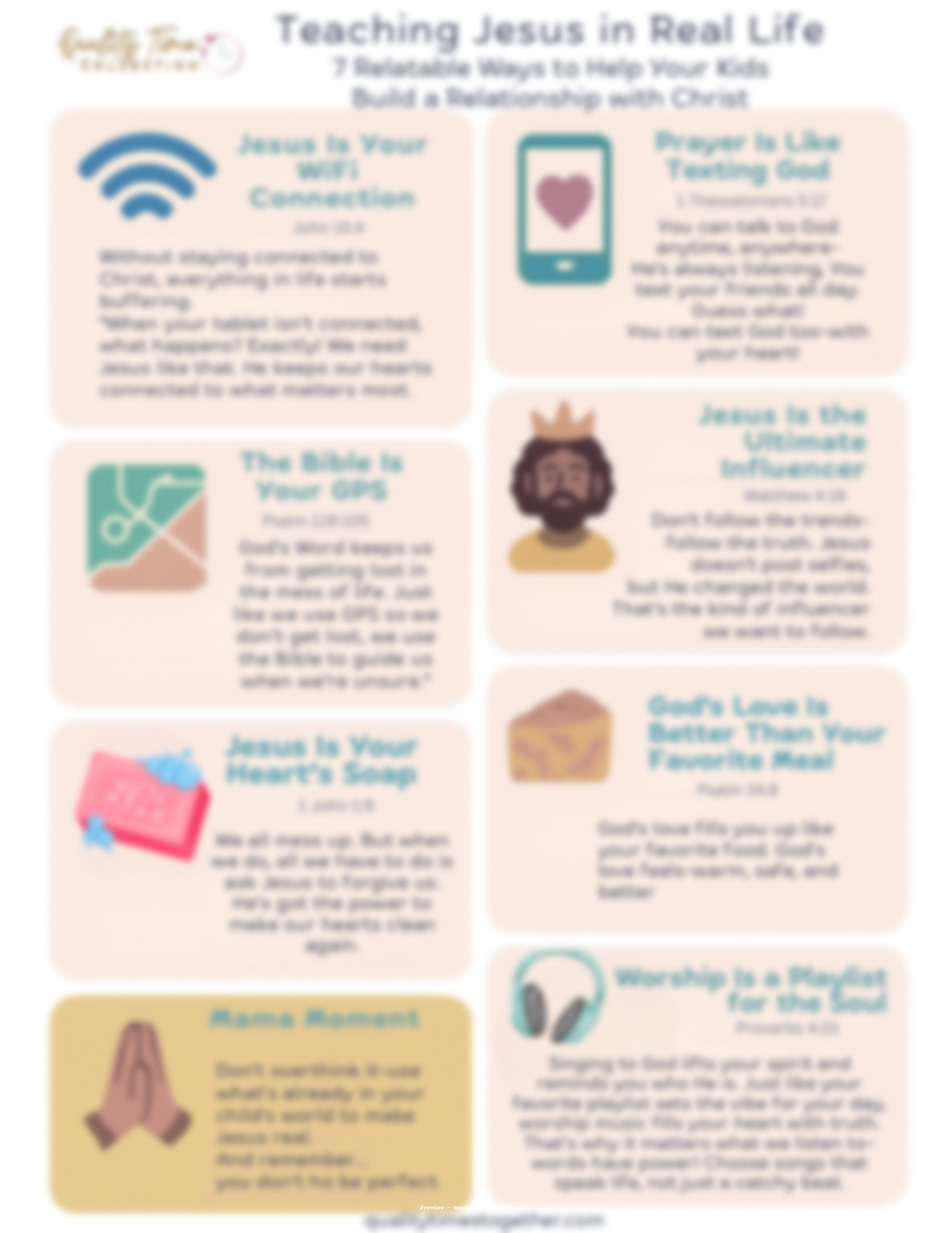 Teaching Jesus in Real Life: A Faith-Filled Printable Guide (Digital D ...