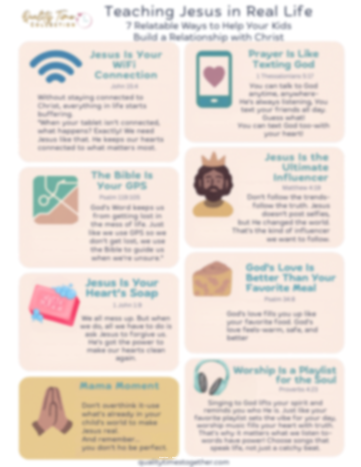 Teaching Jesus in Real Life: A Faith-Filled Printable Guide (Digital Download)